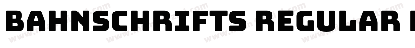BahnschriftS Regular Regular字体转换